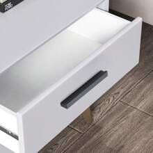 1 Miếng Đen Vàng Hiện đại Tủ Phòng bếp Phần cứng Tủ Tủ đóng tường Kéo L Quán bar Hợp kim nhôm Tủ Ngăn kéo Núm Hộp Xử lý - màu đen - Xem 5