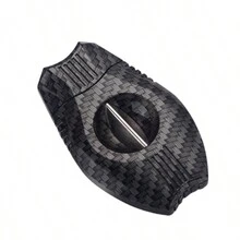 1PC New Stainless Steel Cigar Scissors Smoke Cutter Double Blade  Cigar Scissors V-Type Household - Multicolor - View 5