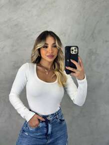 Women Bodysuits - trắng - Xem 1