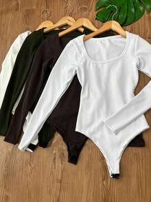 Women Bodysuits - trắng - Xem 2