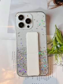 1 Miếng DIY Trắng Ốp lưng & bao da điện thoại Với Bầu trời đầy sao Long lanh Và Giá đỡ , Tương thích với iPhone Samsung Oppo HUAWEI - trắng - Xem 4