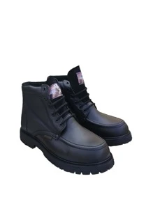 HERMOR LEATHER MEN'S BOOTS - Black - View 1