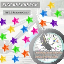 36pcs Colorful Plastic Clip Bicycle Wheel Spoke Beads, Universal Bike Wheel Decorations And Spoke Covers, Perfect For Halloween, Christmas, Easter, Birthday, New Year, Etc. Easy To Install, Suitable For Most Standard Types Of Bicycle Wheels
