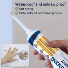 1pc Wall Repair Paste Kit With Scraper, Waterproof And Mildew-Proof White Wall Crack Repair Agent, With Nozzle