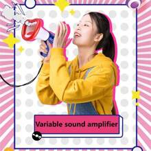 Novelty Voice Changing Speaker, Prank Recording Device, Funny Megaphone Amplifier - Multicolor - View 1