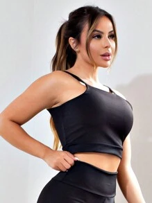 Women Sports Tees & Tanks - màu đen - Xem 2