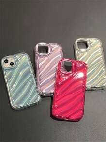 Ins風實色手機殼兼容 iPhone 15 11 14 13 12 Pro Xs Max XR X 7 8 6 Plus ，時尚多彩防摔手機殼，防震防摔保護手機背殼 - 紅色 - 查看 2