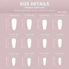 Plush Burgundy Ombre Long Ballerina Nails, Simple French Style For Autumn/Winter, European And American Pure Ins Nail Tips - Multicolor - View 8