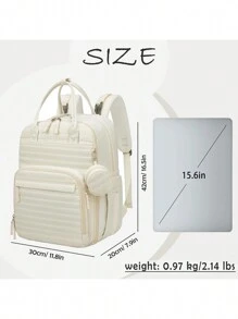 Mochilas de moda para mujer - Beis - Ver 6