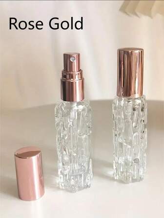 Crystal Clear Empty Spray Bottles 0.34oz Mini Refillable Glass Fine Mist Perfume Spray Bottle With Cap Cosmetic Fragrance Aromatherapy Makeup Water Storage Holder Container DIY Beauty Tool Travel Essentials Travel Essentials Travel Organizer For Beach Summer Vacation Back To School School Supplies Holiday Camping Holiday Essentials Accessories Perfume For Women Perfume For Men