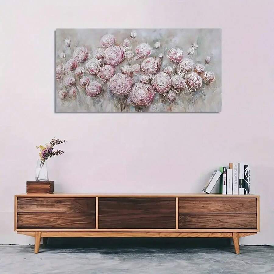 1 Miếng Trừu tượng Treo tranh Áp phích , Màu hồng Hoa Tranh tường , Hoàn hảo Đối với Phòng khách , Phòng ngủ Và Nhà  Trang trí tường Nghệ thuật , Tuyệt vời Qủa tặng Đối với , Không có khung - Nhiều màu - Xem 1