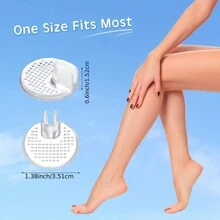 2pcs Soft Gel Toe Protector For Flip Flop And Thong Sandal, Toe Protection Pad, Comfortable, Durable, Fashion And Casual Design - Clear - View 3