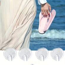 2pcs Soft Gel Toe Protector For Flip Flop And Thong Sandal, Toe Protection Pad, Comfortable, Durable, Fashion And Casual Design - Clear - View 5