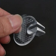 2pcs Soft Gel Toe Protector For Flip Flop And Thong Sandal, Toe Protection Pad, Comfortable, Durable, Fashion And Casual Design - Clear - View 4