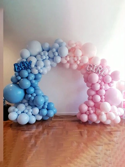 172pcs 5in/10in/18in Latex Balloon & Aluminum Foil Letter Balloon For Party Decoration, Blue/Pink Gender Reveal Theme Round Latex Balloon & Aluminum Foil Balloon For Gender Reveal Party, Suitable For Gender Reveal Party Balloon Garland Photography Props Gender Reveal Decorations,Gender Reveal,Gender Reveal Balloons,Letters Balloons,Gender Reveal Decorations Twins,Balloon Set,One Year,Party Supplies Pink,Gender Reveal>Festival Photo Props,Pink Blue Balloon,Name Balloon,Blue Gender Reveal