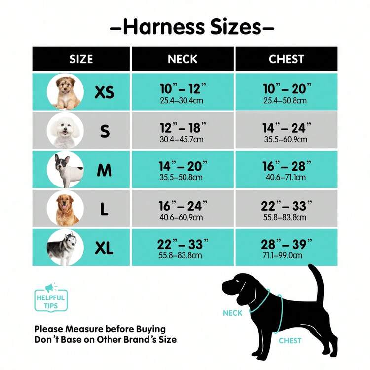 PoyPet Reflective Soft Breathable Mesh Dog Harness No Choke Double Padded Vest Adjustable - Lime Green - View 2