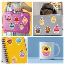 31/25入組鑽石畫貼紙套件,供兒童和成人初學者使用的5d寶石按數字繪畫,適用於6-12歲男女兒童的diy生日、聖誕節、感恩節和新年禮物 - 彩色 - 查看 2