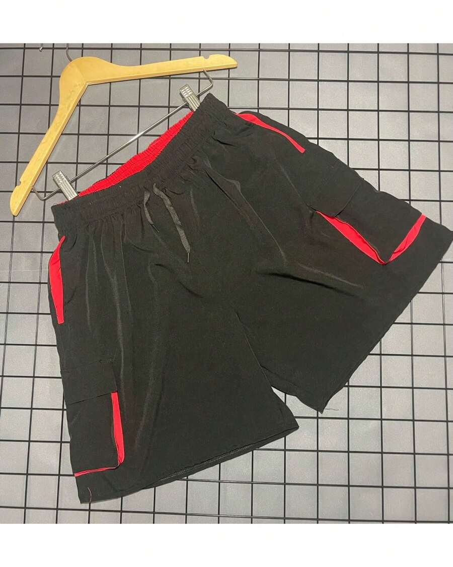 Men Shorts - 黑色 - 查看 1