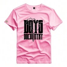 Men T-Shirts - 粉色 - 查看 1