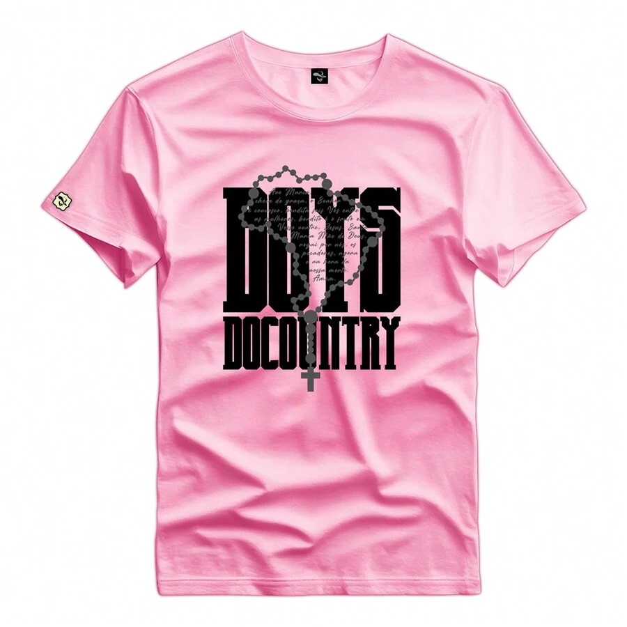 Men T-Shirts - 粉色 - 查看 1