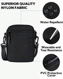 Waterfly Mens Cross Body Bag: Shoulder Bag Small Messenger Bag Casual Crossbody Chest Sling Bag For Working Travel Daily