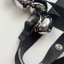 1pc Pet Outdoor Alarm Doorbell - Black - View 5