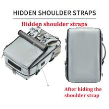 Du lịch Ba lô Đối với phụ nữ Với Cổng sạc USB Đi bộ du lịch Làm Việc Ba lô máy tính xách tay Cho nam giới Sạc Usb Dung lượng lớn 17 Inch Không thấm nước Ba lô đi học - Xám - Xem 5