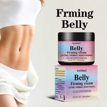 肚子緊實霜,強效緊致肌膚霜和去橙皮組織乳霜,保濕緊實乳液,適用於腹部,手臂,大腿和臀部的女性和男性 - 白色 - 查看 7