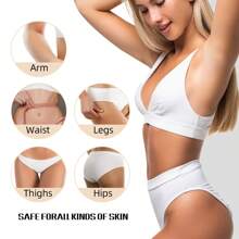 肚子緊實霜,強效緊致肌膚霜和去橙皮組織乳霜,保濕緊實乳液,適用於腹部,手臂,大腿和臀部的女性和男性 - 白色 - 查看 6