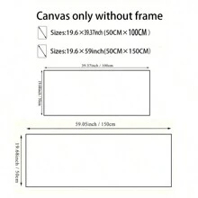 1入簡約風帆布壁畫,抽象金色樹花畫作,不帶框架,適用於客廳、臥室和家居裝飾,是每個人都喜愛的精美禮物 - 彩色 - 查看 5