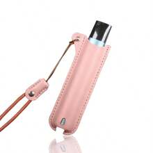 1 件 多色皮套掛繩電子煙桿掛繩皮革筆盒保護帶和保護套（黑色、棕色、紅色、粉紅色、灰色、藍色）不含電子煙 - 彩色 - 查看 8