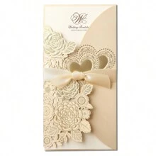 Wedding Invitation Card 2024 New Style Creative High-End Wedding Banquet Invitations - Champagne - View 3