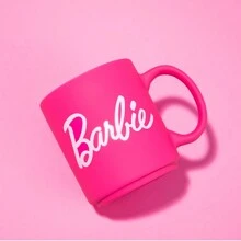 Miniso Taza de cerámica de la Colección Barbie (390 mL) - Rosa Fucsia - Ver 1