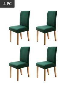 2/4/6PCS Chair Cover Living Room Dining Table Chair Protective Cover Home Decorative Stool Cover