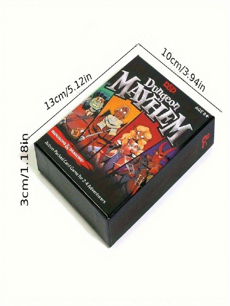 Dungeon Mayhem Dungeons Dragons Card Game For 2-4 Players, 120