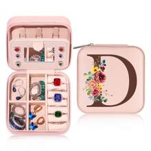 Món quà Đối với phụ nữ Cô gái tuổi teen , Nhỏ bé Đồ trang sức Loại vỏ Tổ chức đồ trang sức Hộp đồ trang sức Quà sinh nhật NỮ Mẹ Bạn Nữ Chị Phù dâu Cô ấy Cô gái Món quà , Những điều cần thiết khi đi du lịch - Hồng - Xem 14