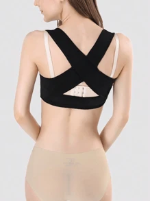 Sports Outdoor 1pc Black Push-Up Support Waist Cincher Bra For Women Shapewear Waist Trainer Corset Shapewear
