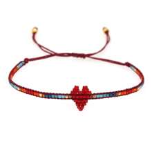 1PC 2024 Vòng tay trái tim 2024 Phụ nữ Bohemian Bileklik Vòng tay Trang sức Quà tặng cho cặp đôi - Nhiều màu - Xem 10