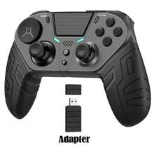 AyeBeau Vibration Gaming Controller And Usb Wireless Adapter, Compatible With Ps3 Pc Mobile Phone Tv - Black - View 13