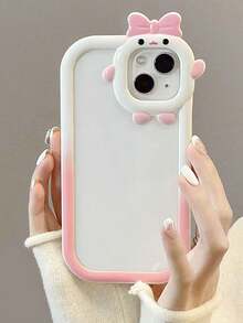 1 Miếng iphone11 12 13 15 Tương thích Ốp lưng & bao da điện thoại , Dễ thương Quái vật Thiết kế - Màu hồng - Nhiều màu - Xem 2