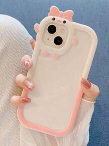 1 Miếng iphone11 12 13 15 Tương thích Ốp lưng & bao da điện thoại , Dễ thương Quái vật Thiết kế - Màu hồng - Nhiều màu - Xem 1