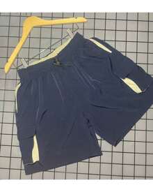 Men Shorts - 藍色 - 查看 1