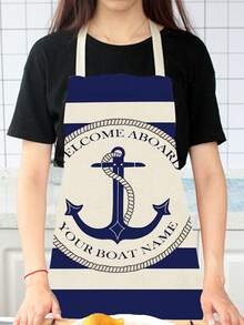 1 Miếng Mô hình neo Tạp dề Đối với Nhà  Nấu ăn trong bếp Sử dụng - Đen và trắng - Xem 5