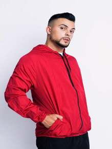 Men Winter Coats - 紅色 - 查看 1