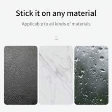 Baseus 4入組汽車掛鉤收納掛鉤，可用於USB電纜、耳機、鑰匙收納，汽車黏貼式掛鉤 - 黑色 - 查看 3