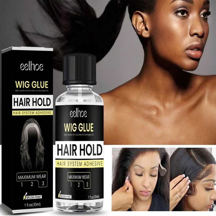 Universal Hairpiece Adhesive Glue For Women And Men, For Hair Weft