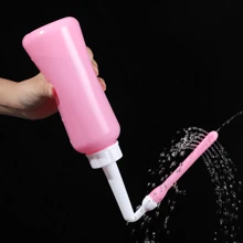 Handheld Personal Bidet Bottle,Bottle For Gentle Postpartum Care And Cleansing,Feminine Care Perineum Cleansing ,500Ml Portable Bidet Travel Bidet ,Resistant To 100ºC,Dual Flushing Modes, Short Punch+Long Punch - Multicolor - View 7