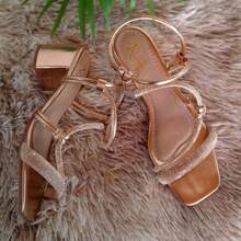 Women Heeled Sandals - 銅色 - 查看 2