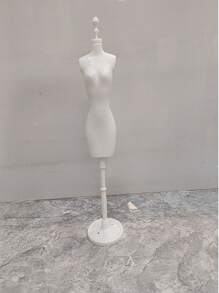 25cm Height 6-Part Doll Model Mannequin Dress Form, Human Figure Display Stand Exhibition Rack Support, 27.5g - Multicolor - View 13