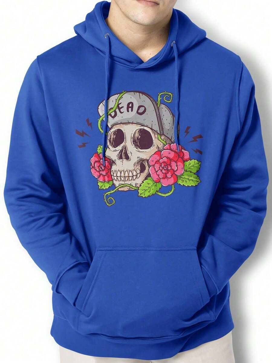 Men Hoodies - Xanh đậm - Xem 1